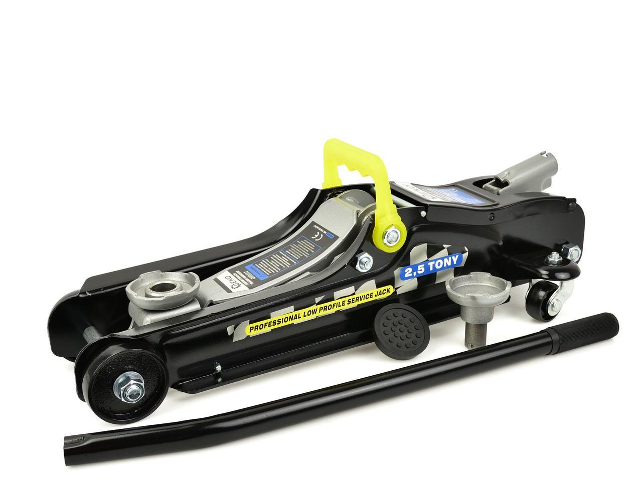 Домкрат гідравлічний GeKo підкатний низькопрофільний 80-360 мм 2,5 тонни (G02032) - фото 2 Домкрат гідравлічний GeKo підкатний низькопрофільний 80-360 мм 2,5 тонни (G02032) - фото 2