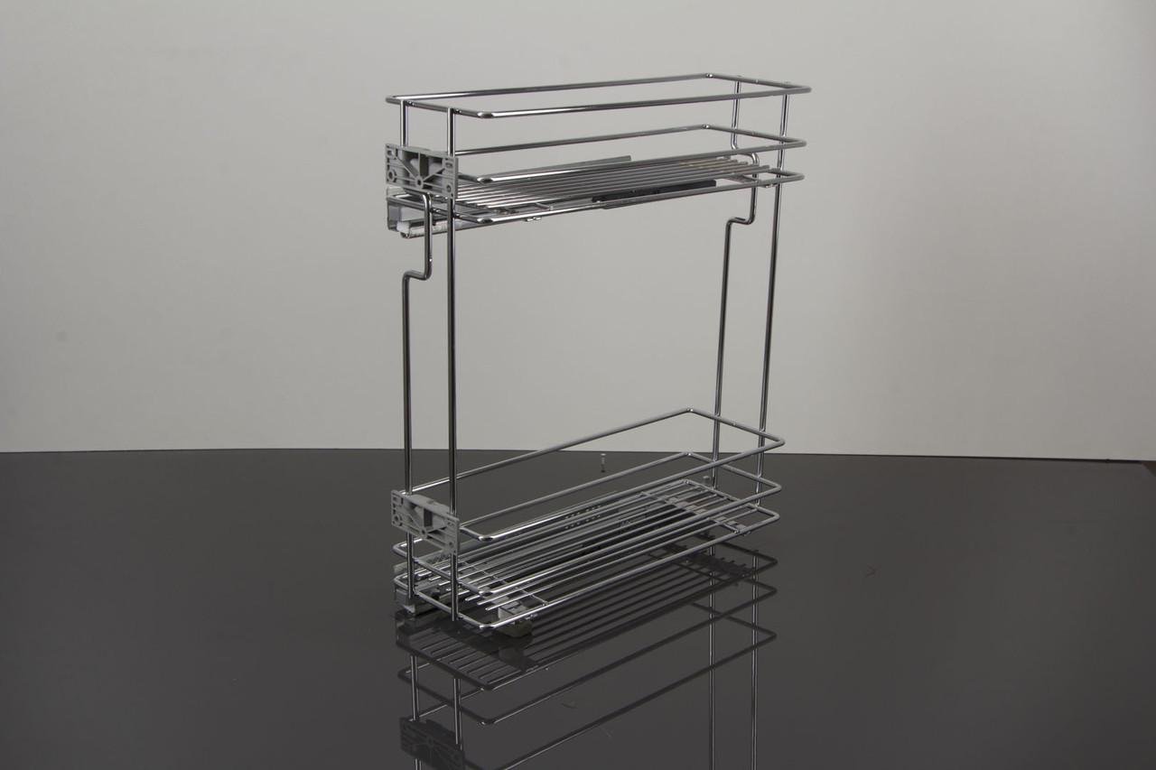 Карго бокове ліве Vibo дворівневе з прихованими напрямними для модуля 200 мм (11697)