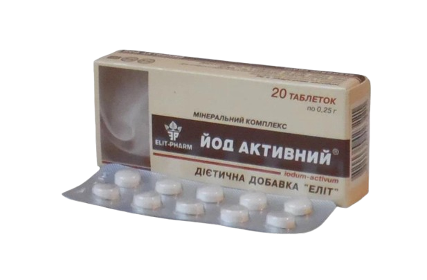 БАД Элит-Фарм Йод активен 20 табл. (1225366416)