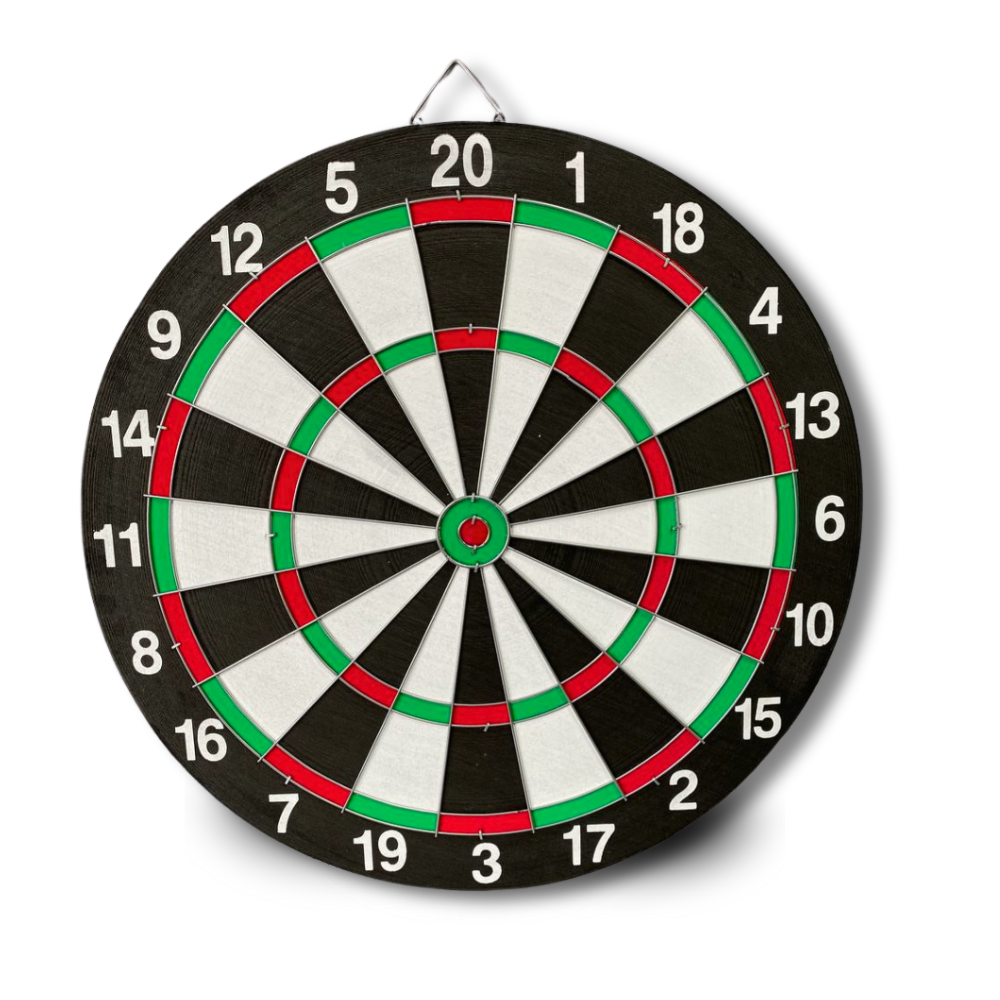 Дартс двухсторонний World Sport с 6 дротиками 37 см (88152)