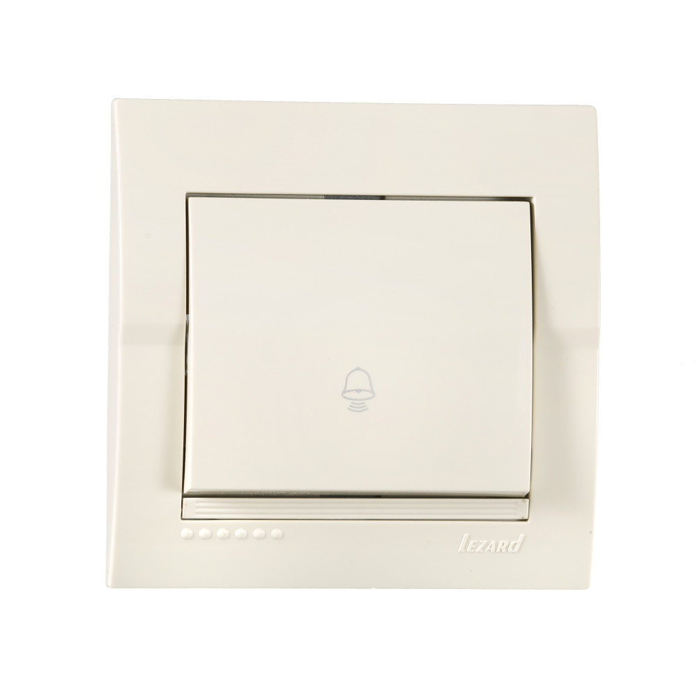 Кнопка звонка Lezard Deriy Кремовый