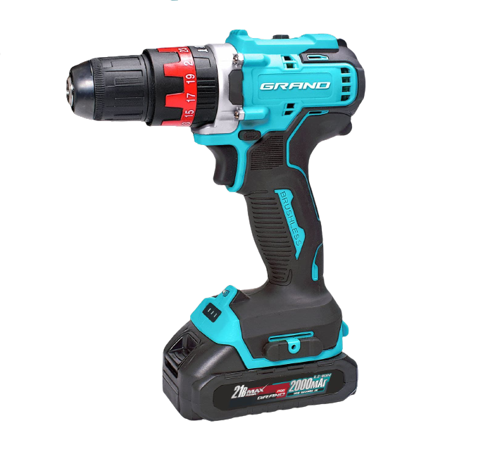 Шуруповерт аккумуляторный Grand ДА-21UBL/PRO BRUSHLESS (GRDA21UBL)