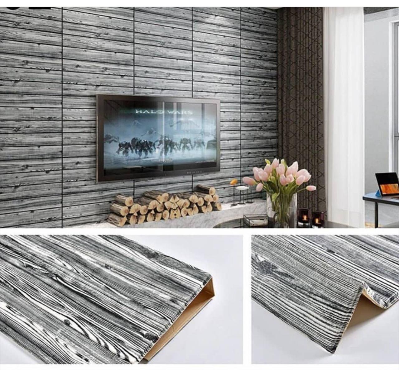 3D-панель Дерево зебра на самоклеющейся основе 700х700х6 мм (SW-00000019) - фото 3