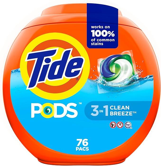 Капсули для прання Tide PODS 3в1 Чистий бриз 76 шт.