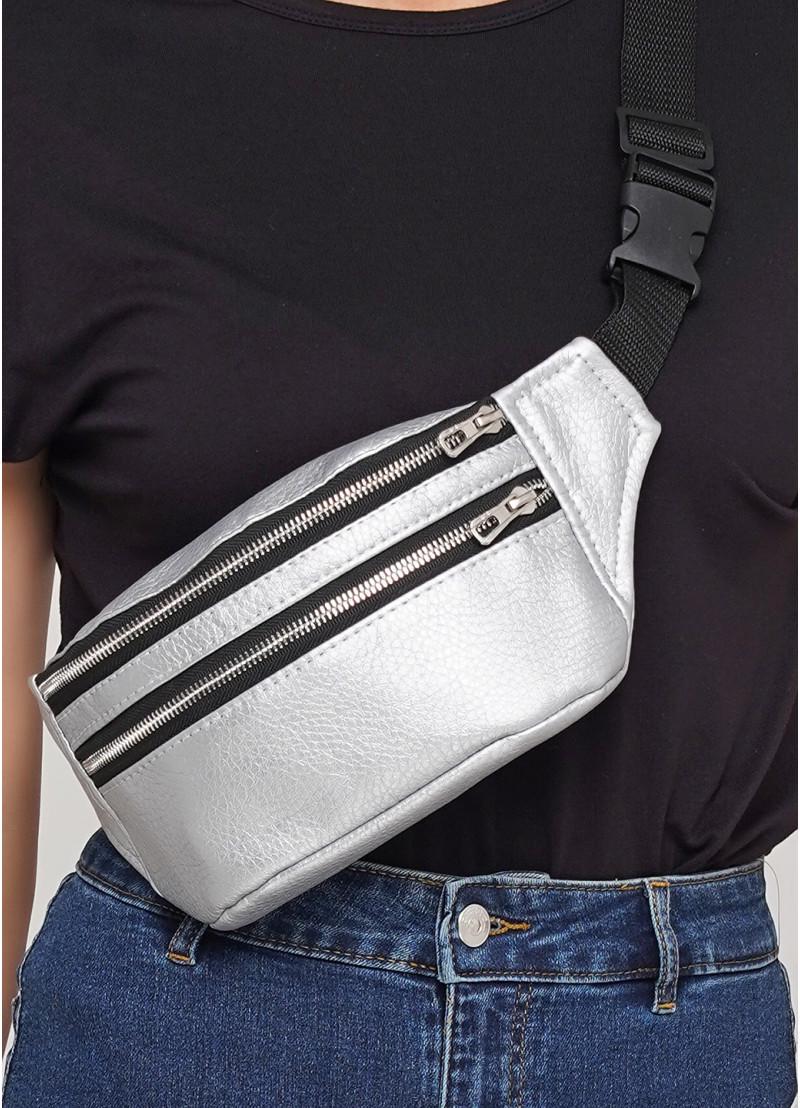 Сумка на пояс Sambag Tirso LTS Серебро (11000) Сумка на пояс Sambag Tirso LTS Серебро (11000)