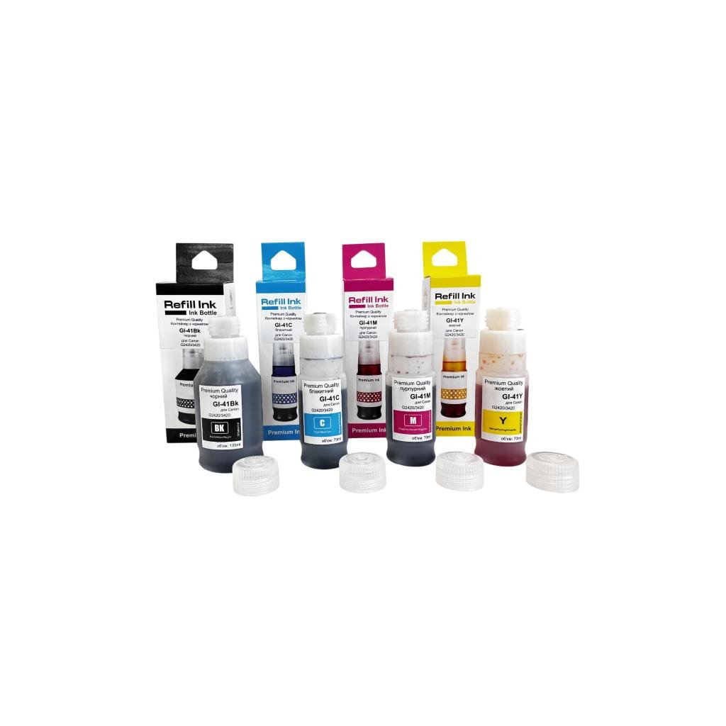 Чорнило Premium Quality Canon GI-41 SET B135ml C/M/Y 70 м (70264943)