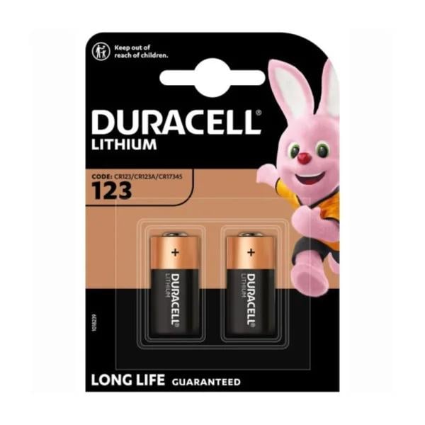 Батарейки литиевые Duracell Basic CR123 3V 2 шт. (5000394020320)