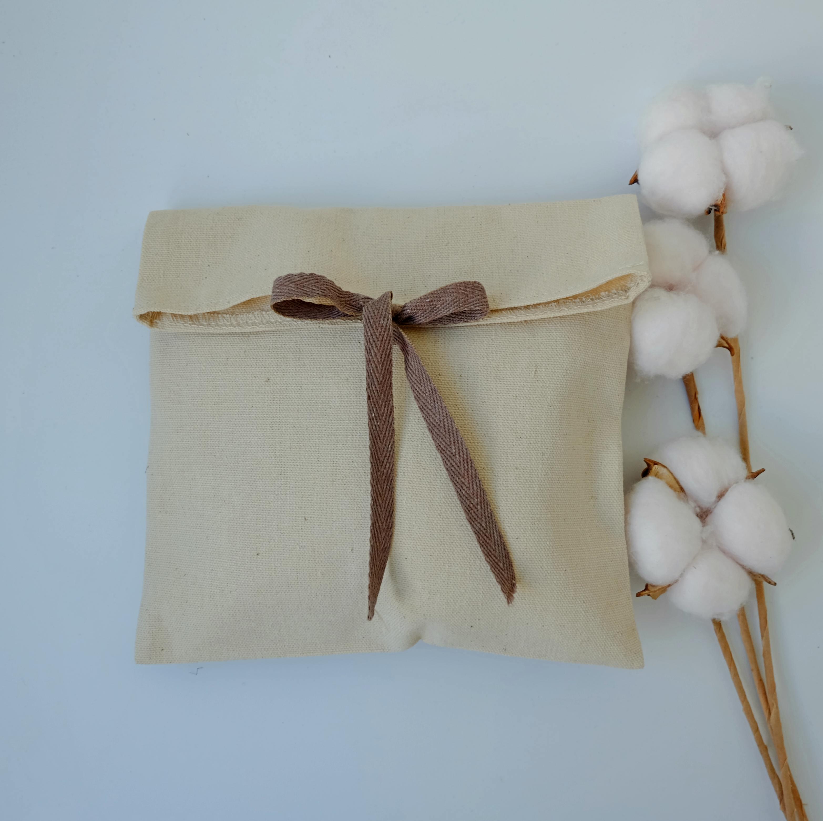 Мішок-конверт подарунковий текстильний Коричневий - фото 3 Мішок-конверт подарунковий текстильний Коричневий - фото 3