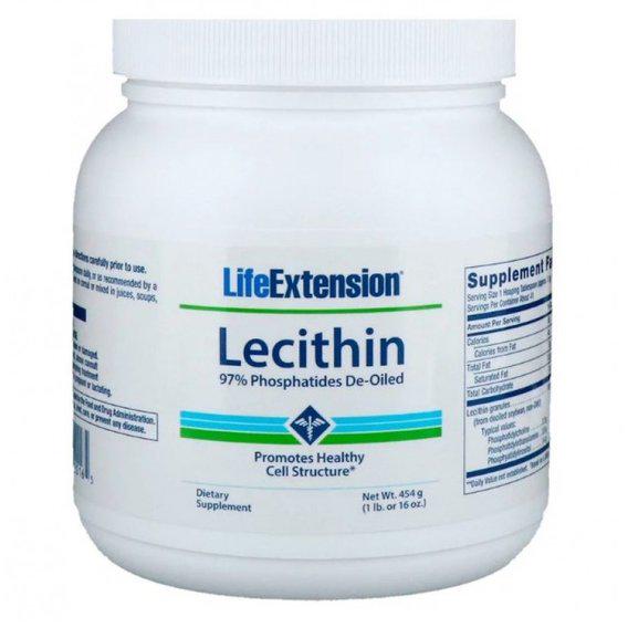 Лецитин Life Extension Lecithin 16 ун. 454 г 41 порція (LEX-02016) - фото 1