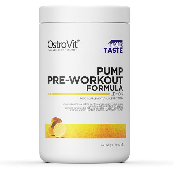 Предтренировочный комплекс OstroVit Pump Pre-Workout Formula 500 г Лимон