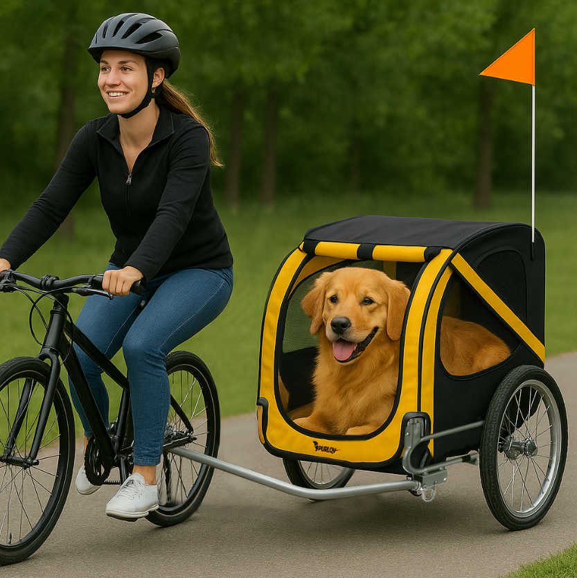 Велопричіп для тварин XL/XXL Purlov (25373) - фото 10 Велопричіп для тварин XL/XXL Purlov (25373) - фото 10