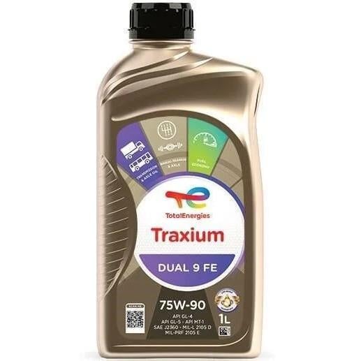 Трансмиссионное масло Total Traxium Dual 9 FE 75W-90 1 л (214145)