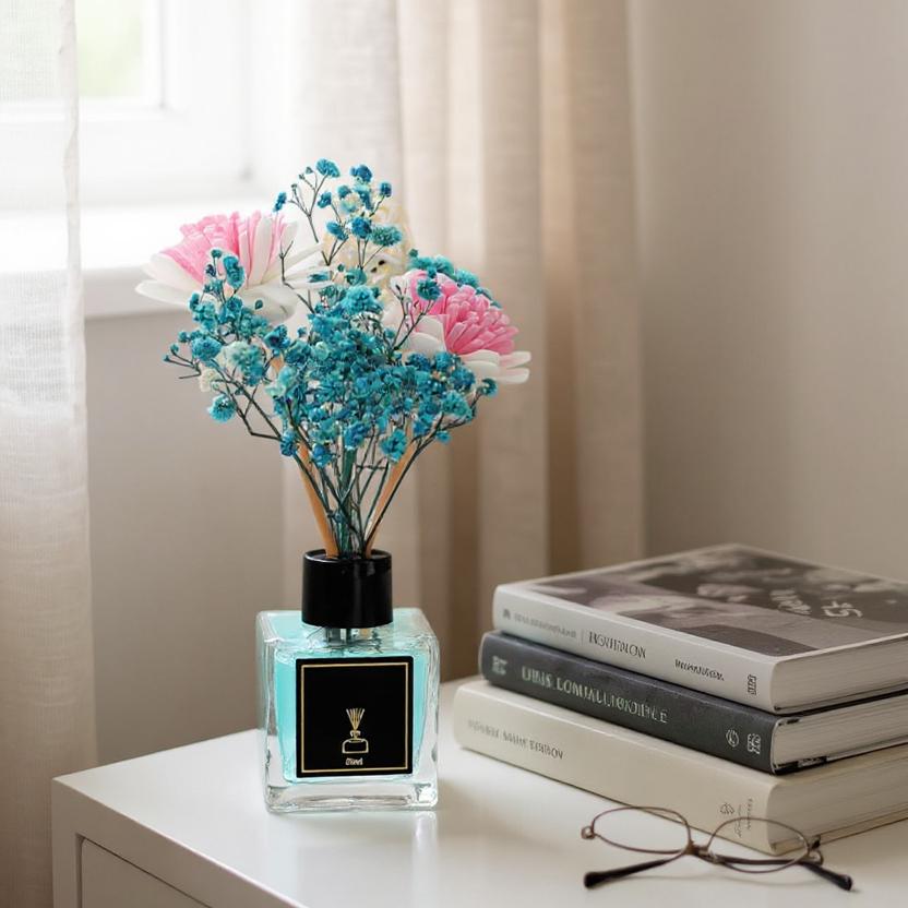 Аромадиффузор для дома Univerza Lemon с ротанговым шариком и цветком (160_1_0_3B) - фото 6