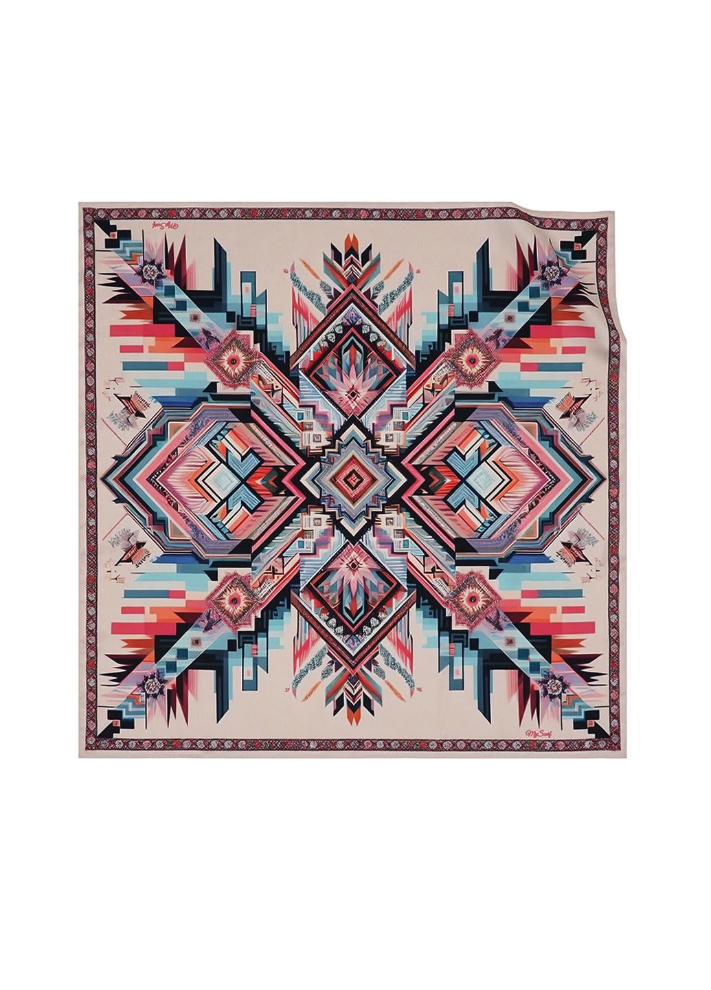 Платок дизайнерский My Scarf Матрица судьбы большой