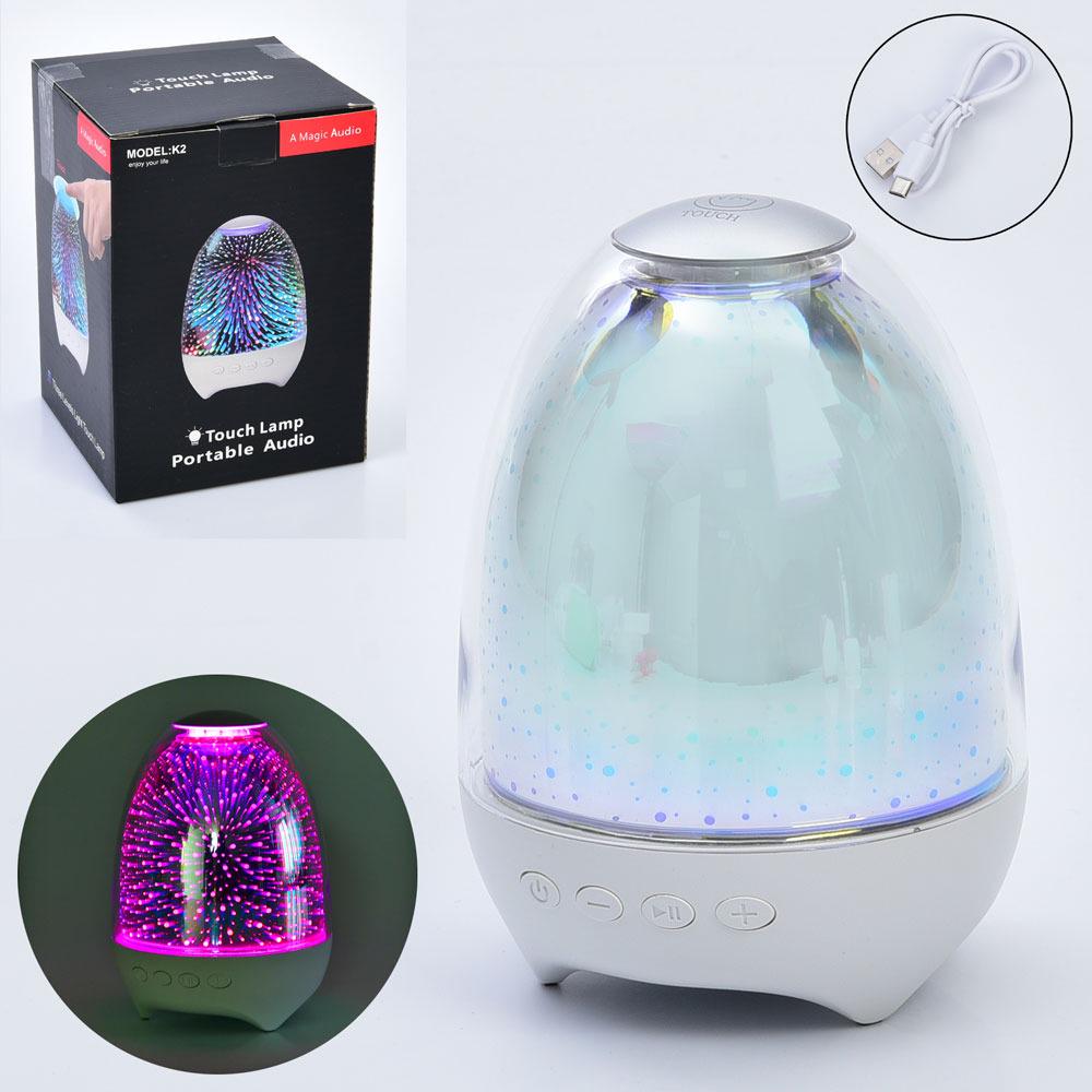 Колонка с подсветкой RGB и сенсорным датчиком (K2) - фото 2 Колонка с подсветкой RGB и сенсорным датчиком (K2) - фото 2