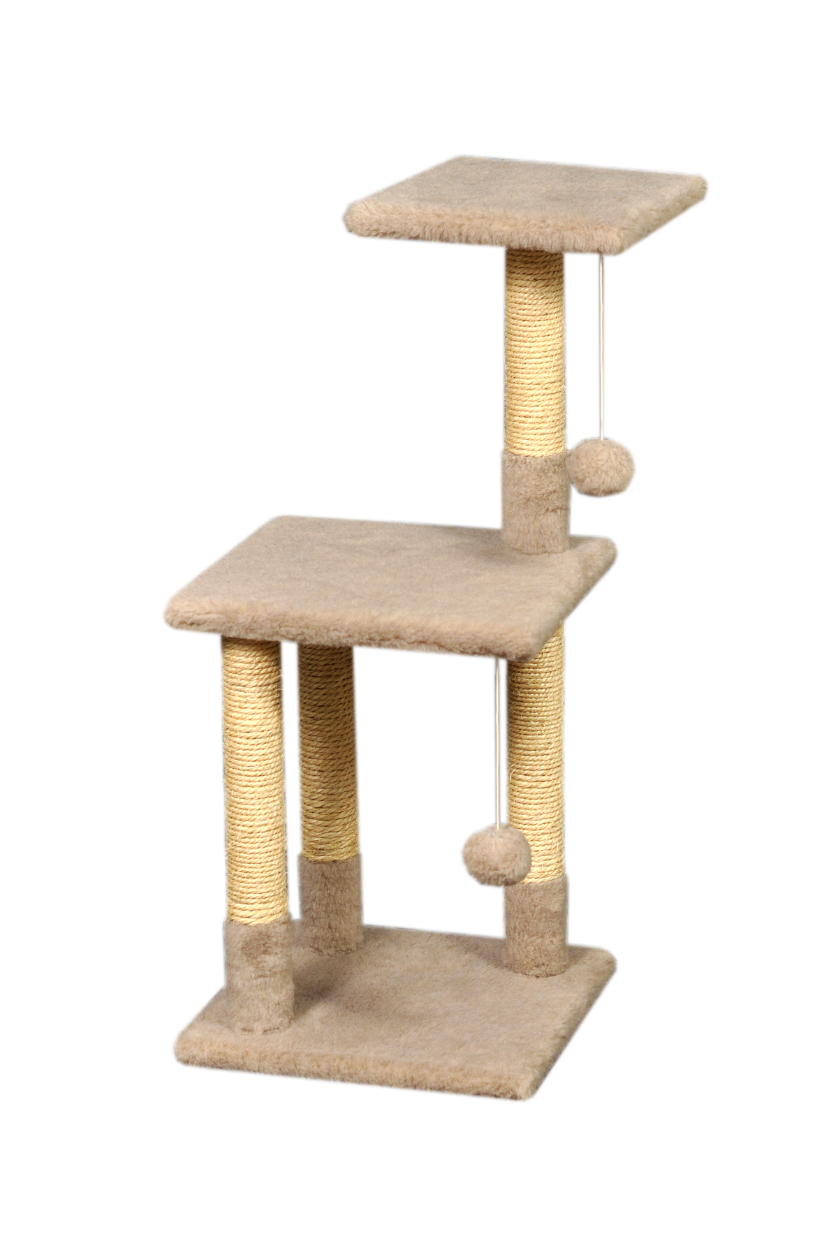 Когтеточка Мур-Мяу Троя Нью сизаль Бежевый (535761429)