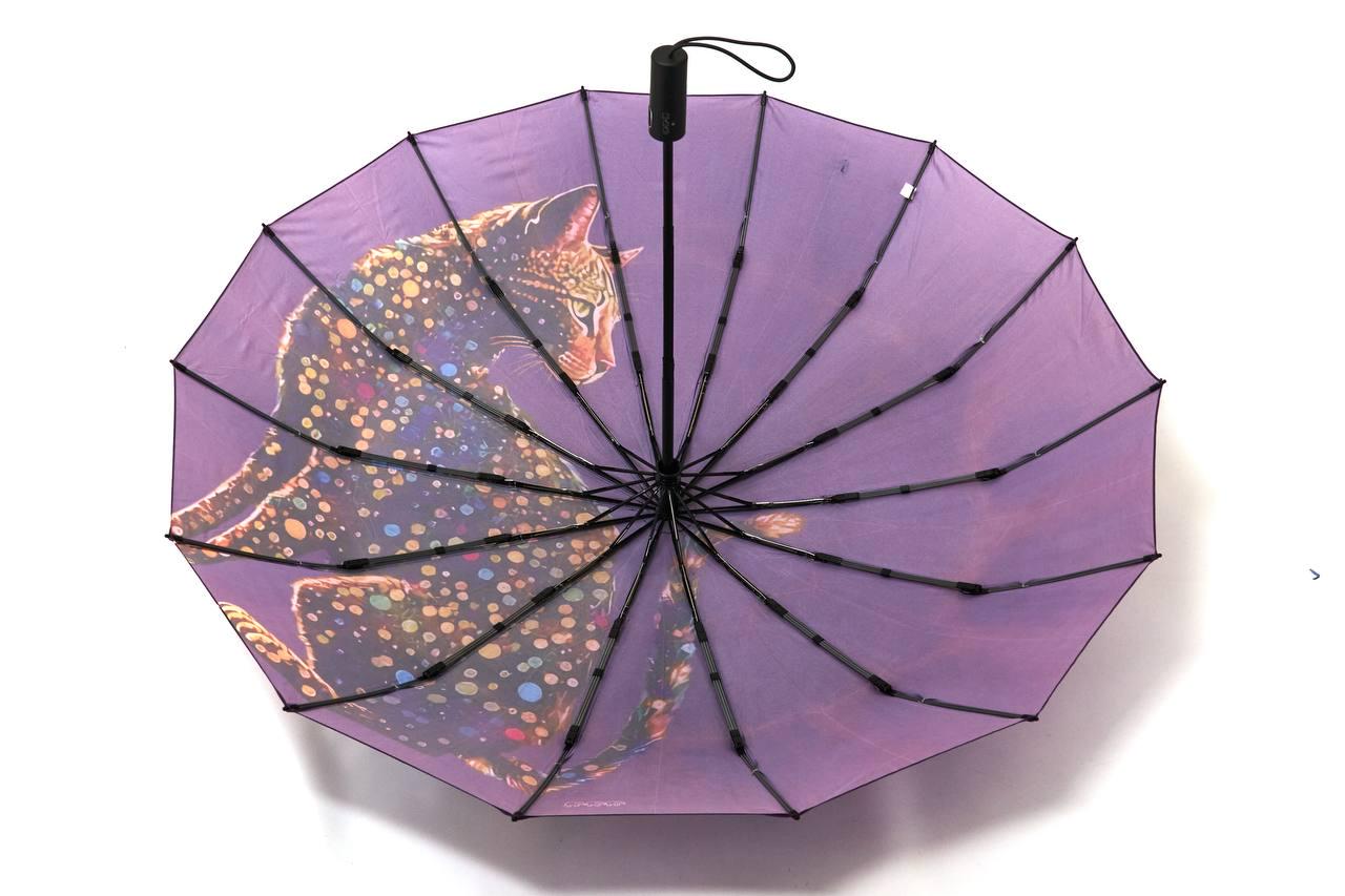 Парасолька жіноча автоматична Три Слона 14 спиць антивітер (7520) - фото 4 Парасолька жіноча автоматична Три Слона 14 спиць антивітер (7520) - фото 4