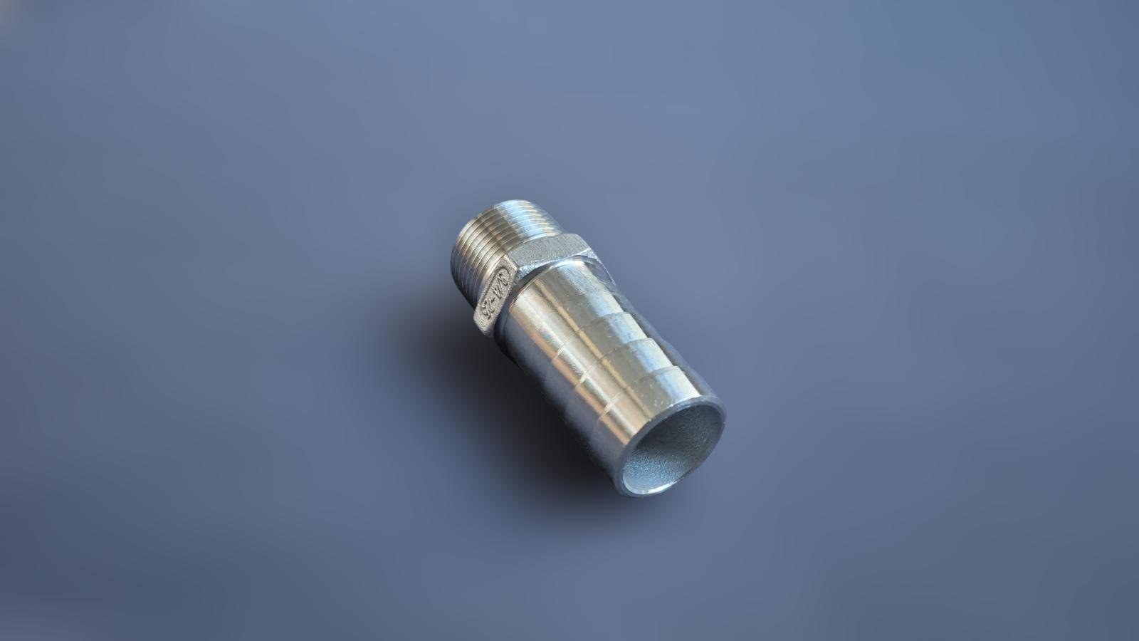 Штуцер шланговый резьбовой DN20 AISI304 BSPP Class-150 елка н/ж сталь 25 мм 3/4" (29203305) - фото 5 Штуцер шланговый резьбовой DN20 AISI304 BSPP Class-150 елка н/ж сталь 25 мм 3/4" (29203305) - фото 5