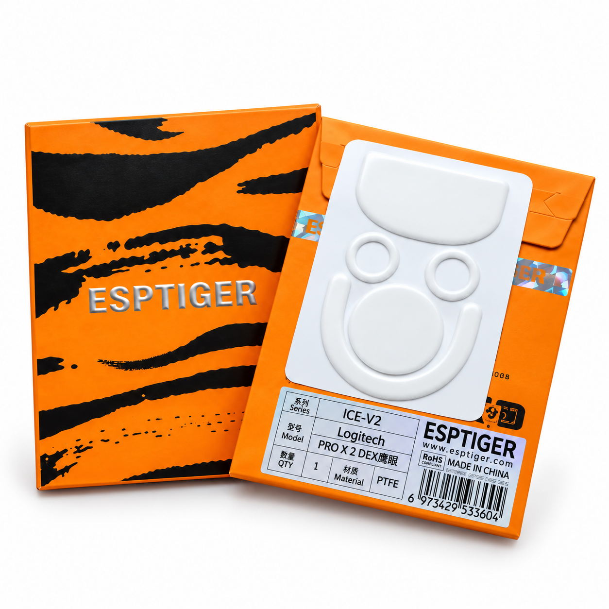 Глайды ESPTiger ICE V2 для мыши Logitech G Pro X 2 Superlight DEX сменные тефлоновые ножки