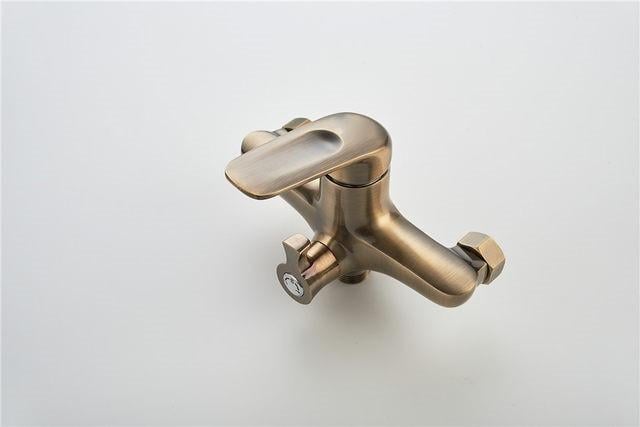 Смеситель для ванной Lamber 24566 с длинным изливом Бронзовый - фото 3 Смеситель для ванной Lamber 24566 с длинным изливом Бронзовый - фото 3