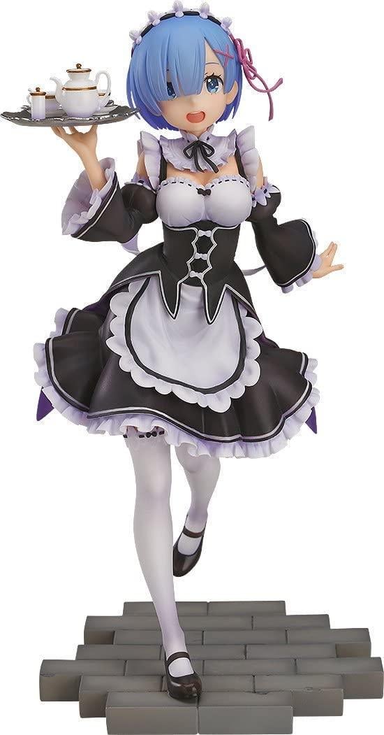 Фигурка Rem Re Zero Рем Жизнь в альтернативном мире с нуля в платье служанки 22 см