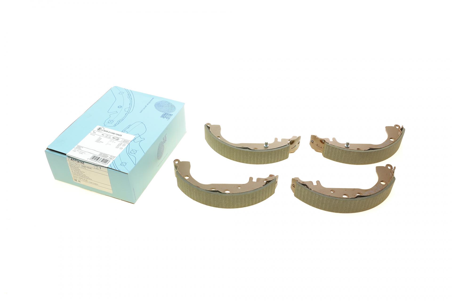 Колодки тормозные задние BLUE PRINT для Toyota Prius/Yaris 99- барабанные 199,8x30,5 мм (ADT34155)