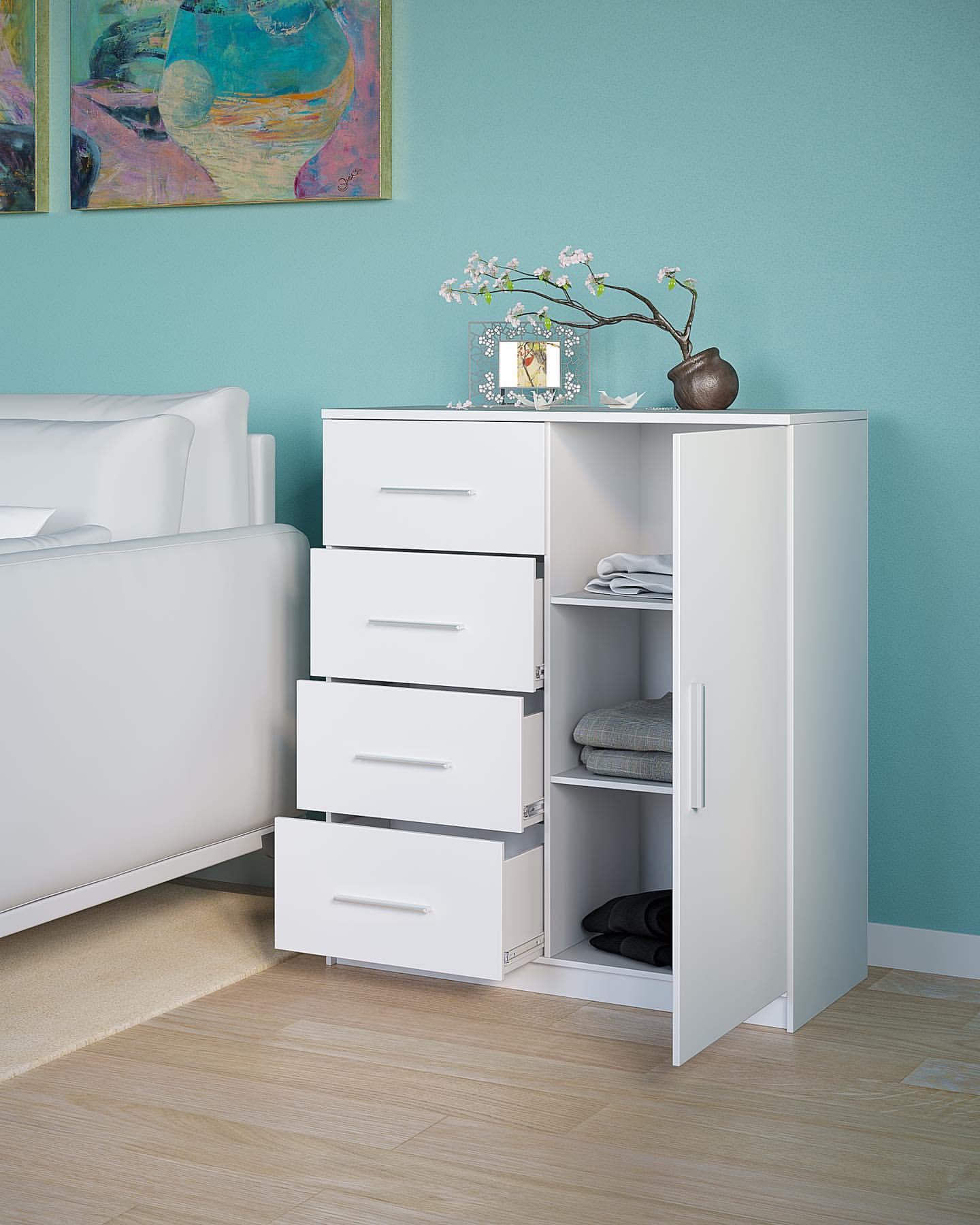 Комод К-6 Белый (111683921) Комод К-6 Белый (111683921)