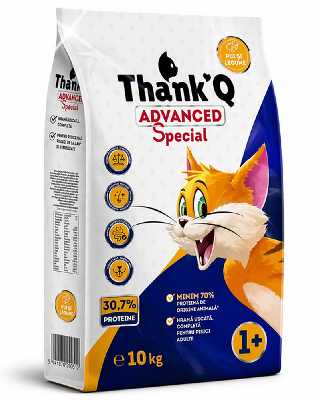 Корм сухой для взрослых кошек ThankQ Advanced Special всех пород с курицей 10 кг (37705224)