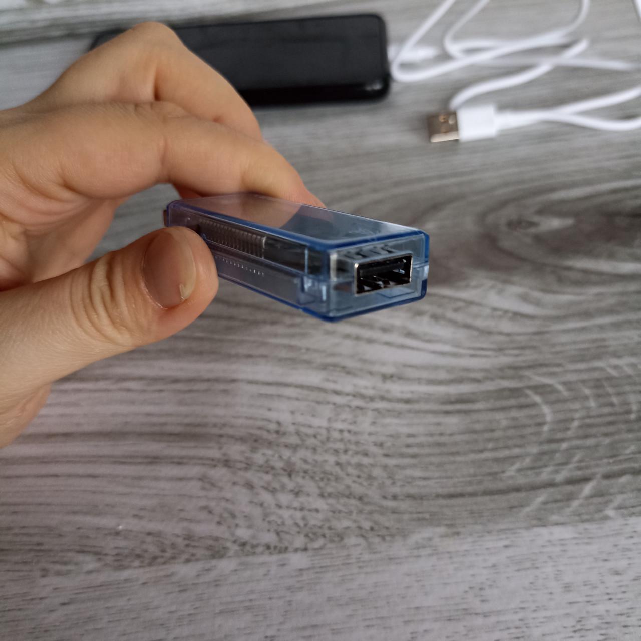 Тестер USB Keweisi Блакитний (2612939305) - фото 3 Тестер USB Keweisi Блакитний (2612939305) - фото 3