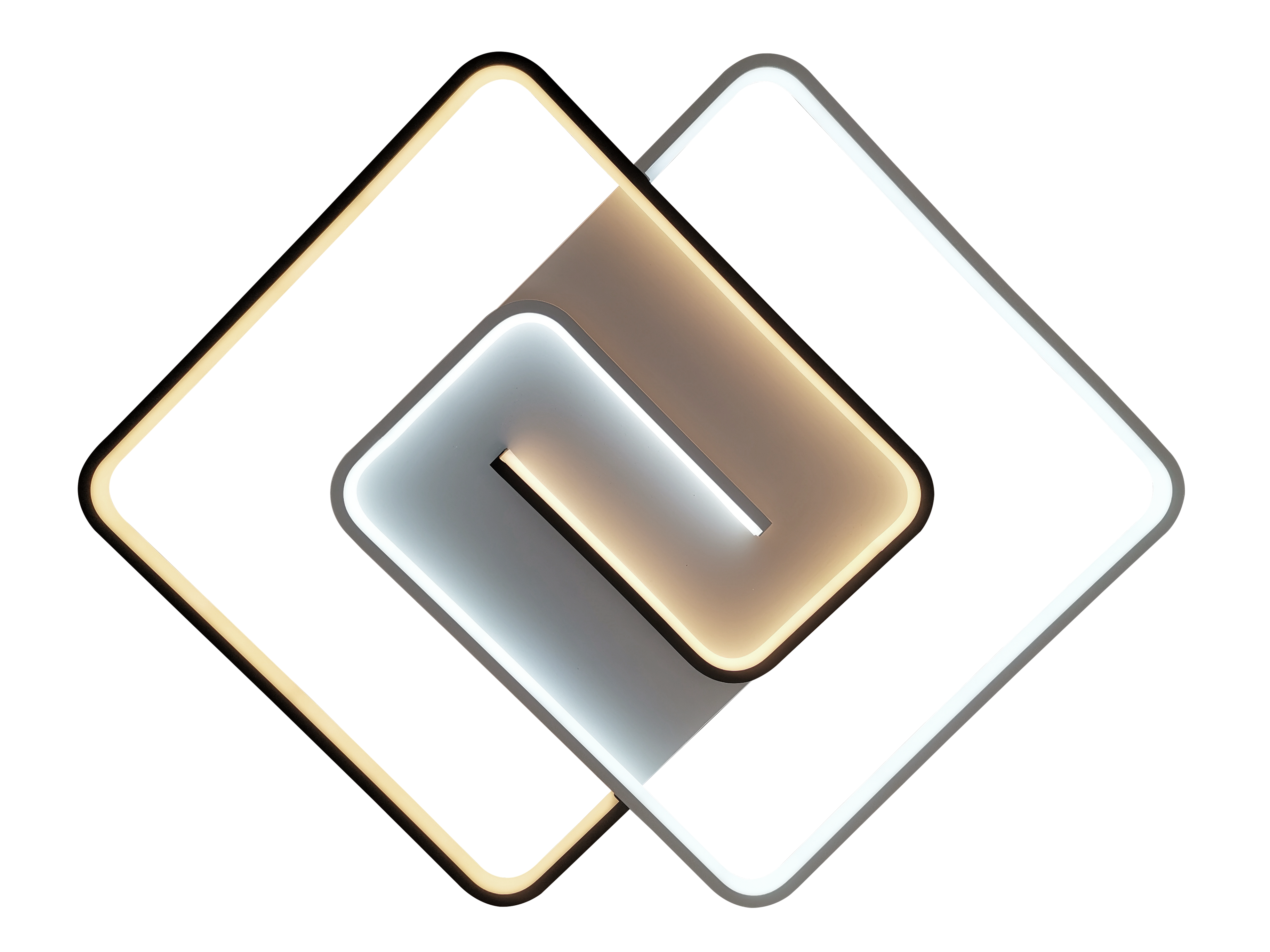 LED-светильник квадратный Violux Smart DOMINO 90W 3000-6000K 4800 Lm (27712557)