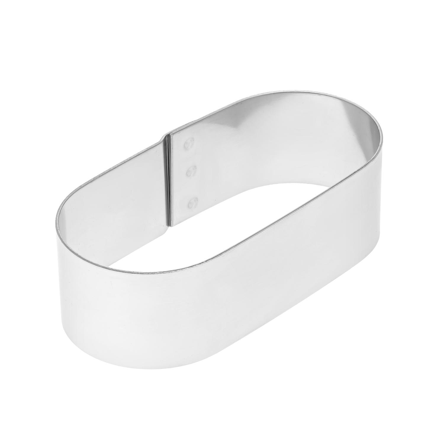 Формочки порційні металеві овальні для еклерів/тістечок/тарталеток 8х4х2,5 см 4 шт. (87232) - фото 10