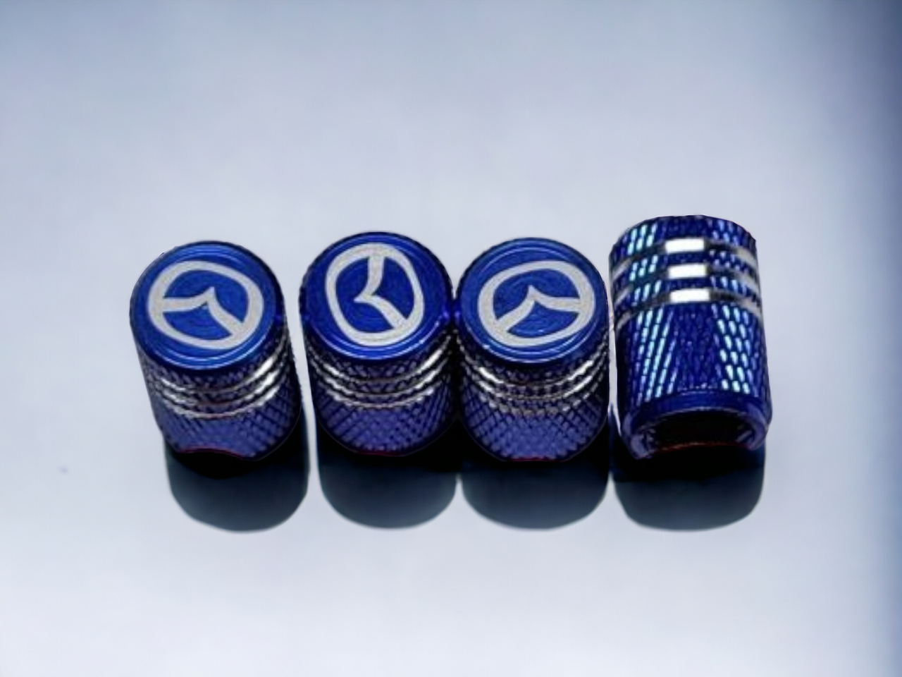 Ковпачки на ніпель металеві з логотипом Mazda (2097908544)