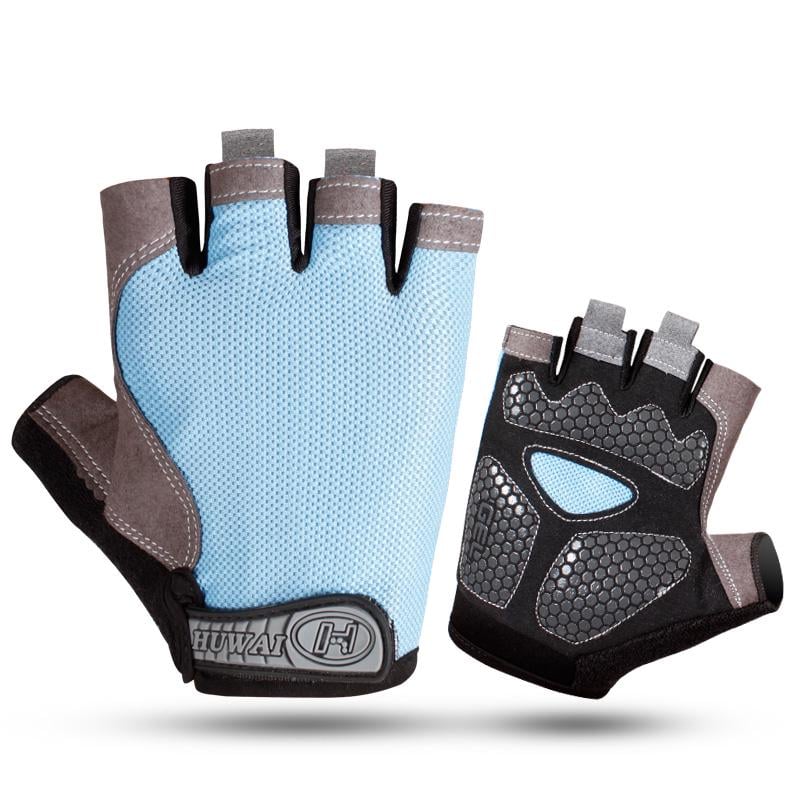 Велоперчатки без пальцев GDragon противоскользящие Голубой (66_2_S_6) Велоперчатки без пальцев GDragon противоскользящие Голубой (66_2_S_6)