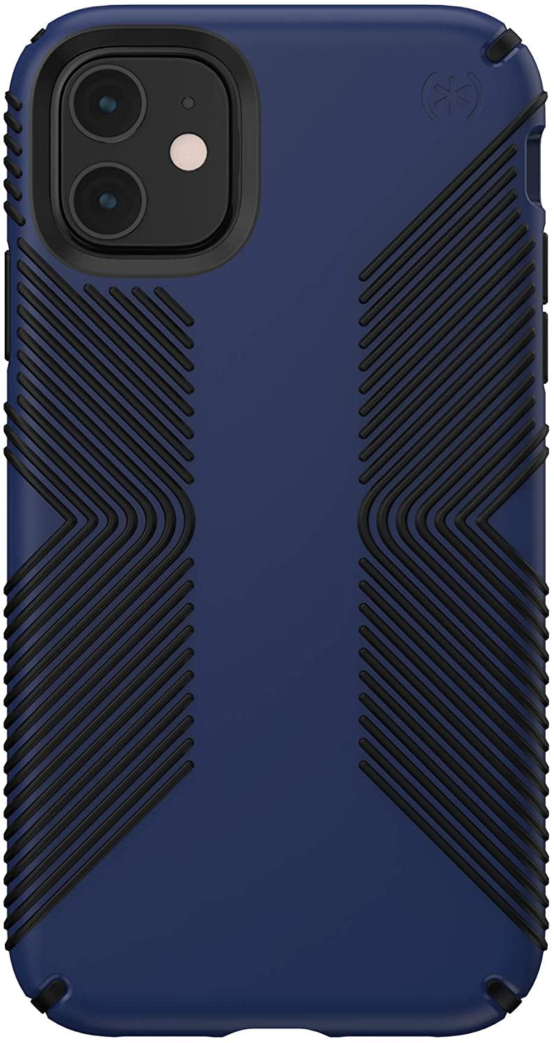 Чехол противоударный с антимикробным покрытием Speck Presidio Grip для Iphone 11 (6.1") Coastal Blue