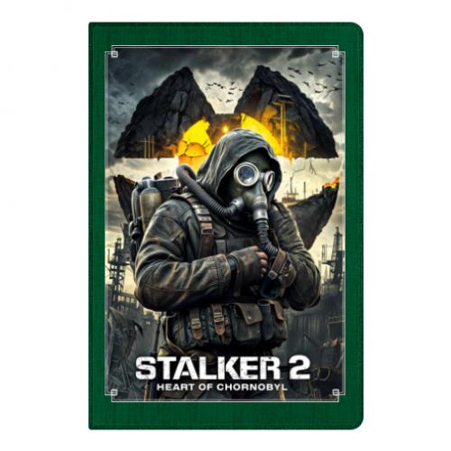 Блокнот S.T.A.L.K.E.R 2 Сердце Чернобыля А5 на 112 листов Темно-зеленый (18639855-16-209121)
