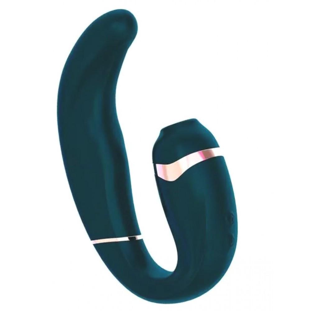 Стимулятор клитора вакуумный и точки G Adrien Lastic My-G из силикона (AD11305)