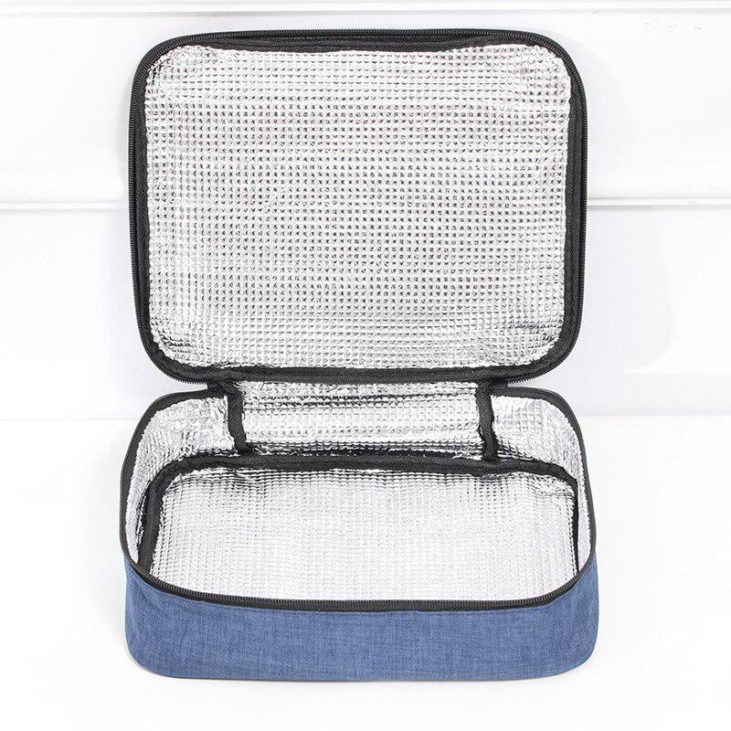 Сумка-холодильник Slim 32х26х7 см XL Сірий (406951) - фото 3 Сумка-холодильник Slim 32х26х7 см XL Сірий (406951) - фото 3