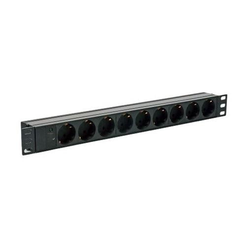 Фільтр мережевий Kingda KD-GER 16 19" 1U 10A Black (N1009WKPB19A-C1) - фото 1