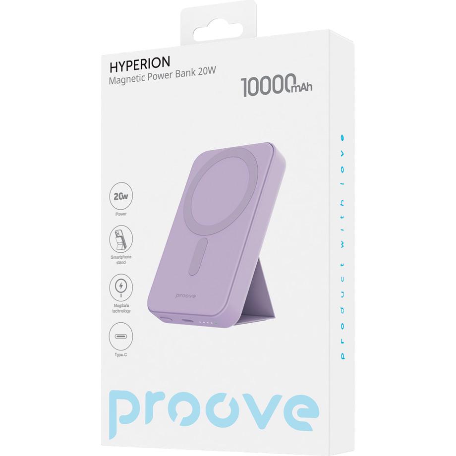 Внешний аккумулятор Proove Hyperion 10000 mAh 20W Purple (PBHP15020009) - фото 3