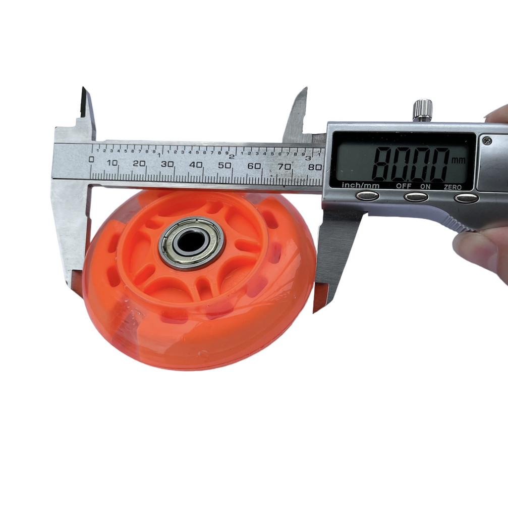 Колесо для самоката/роликів підшипники ABES-7 80 мм Помаранчевий - фото 4 Колесо для самоката/роликів підшипники ABES-7 80 мм Помаранчевий - фото 4