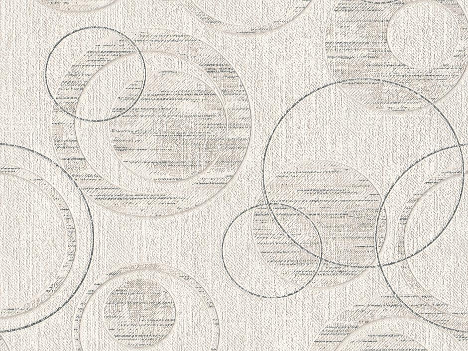 Обои виниловые на бумажной основе Слов'янські шпалери 943703 Шар 0,53х10 м Серый (4824033310600)