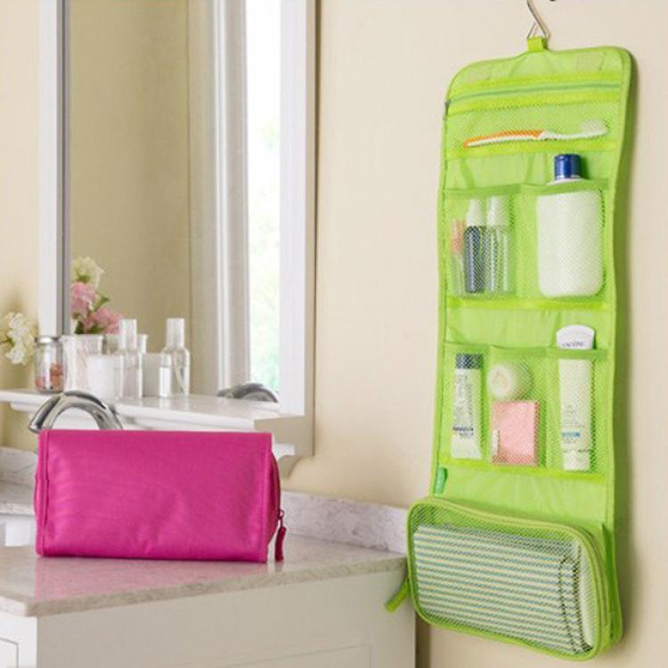 Органайзер дорожный подвесной 27x16 см Green (123539) - фото 2 Органайзер дорожный подвесной 27x16 см Green (123539) - фото 2