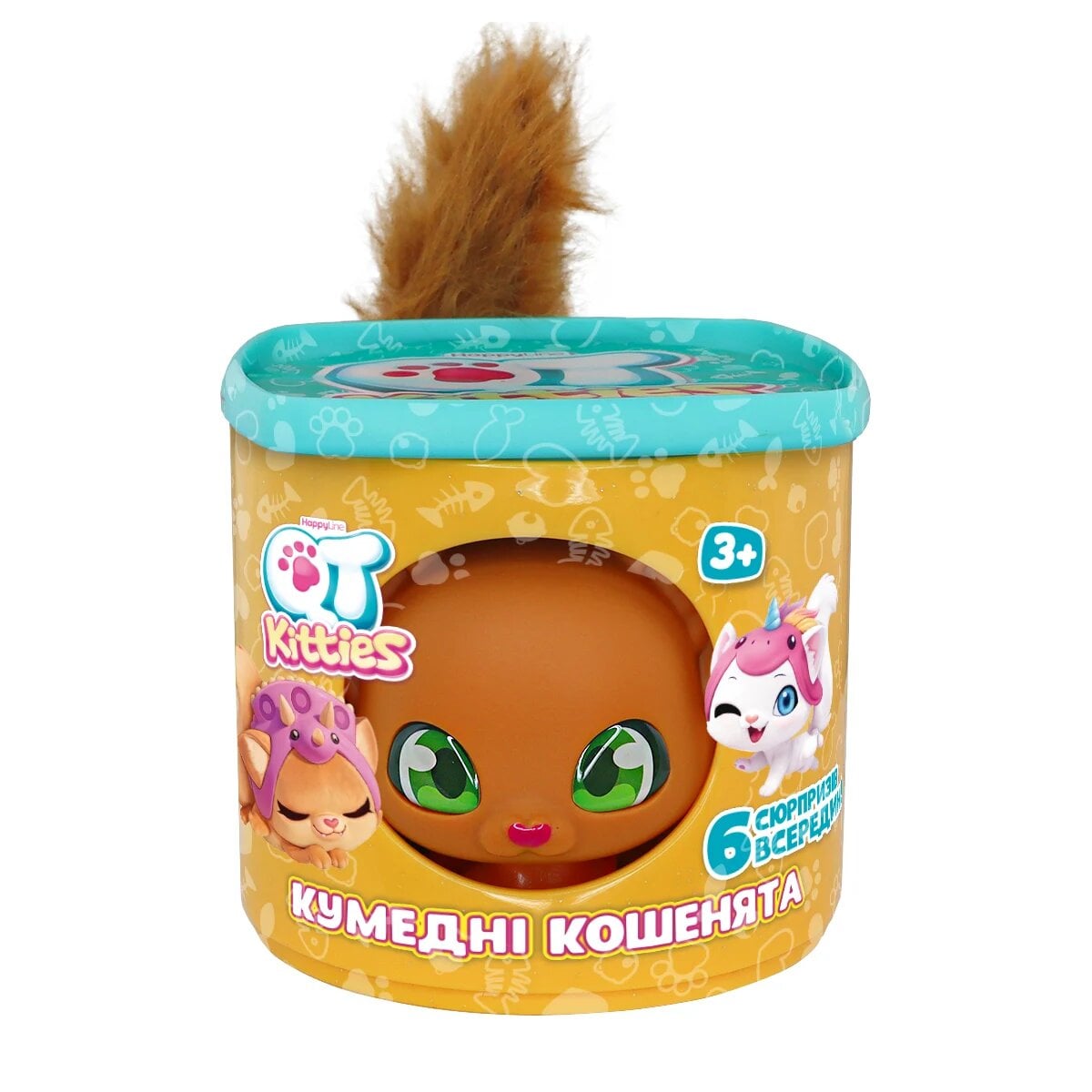 Игровой набор QT Kitties Котенок Джинджер с домиком и 6 аксессуарами (450001-5)