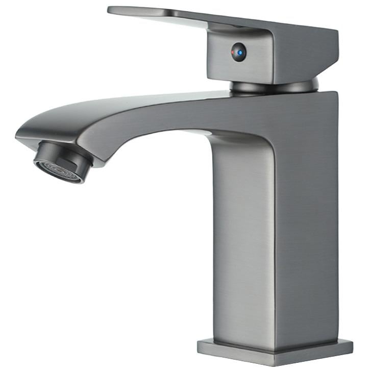 Змішувач для умивальника Frap F1076-9 одноважільний Графітовий (258292)