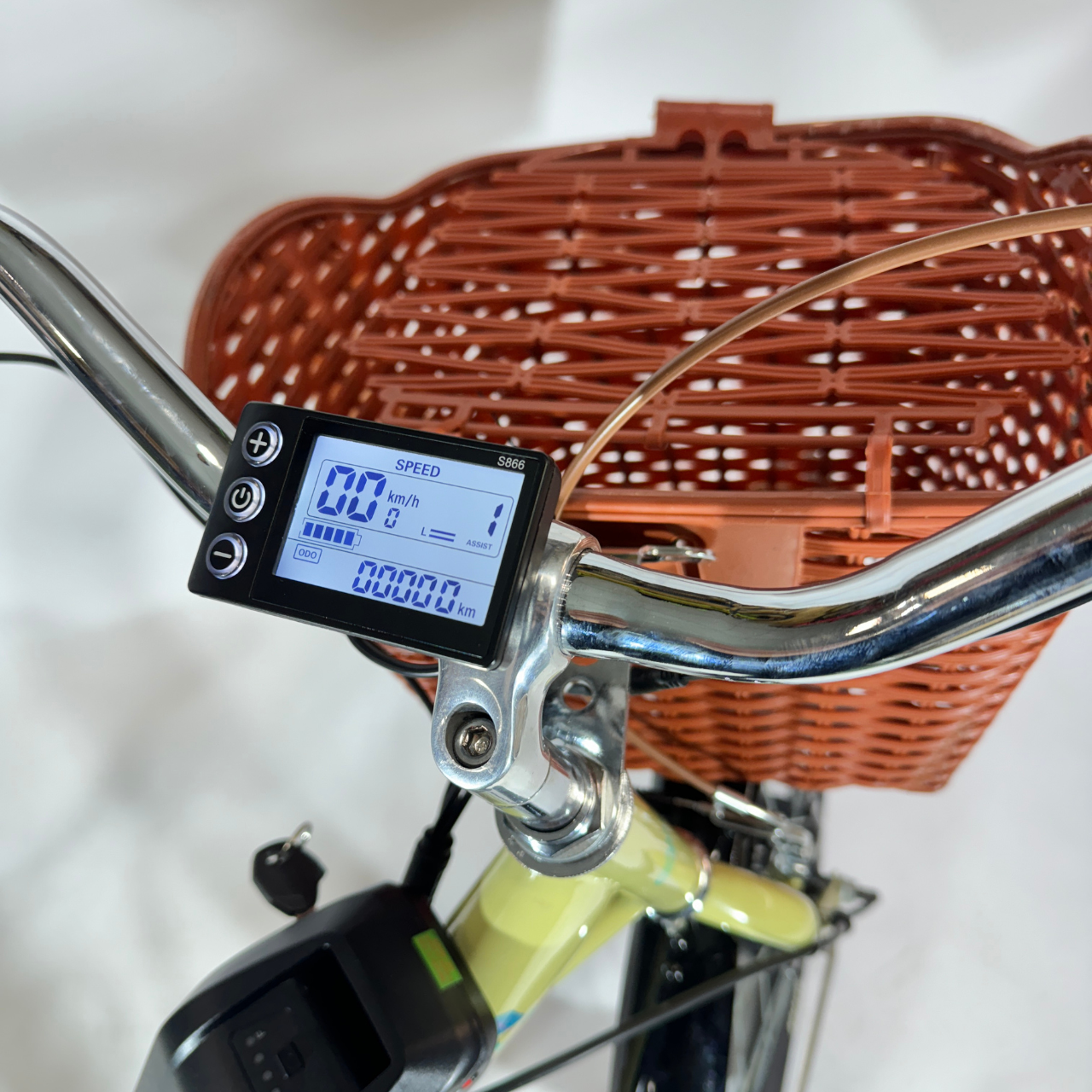 Велосипед з Е-комплектом 28" Parma 2025 48 В 500 Вт 10,5 Ah/18" до 40 км/зріст 170-185 см/дисплей LSD-3 Кремовий - фото 7