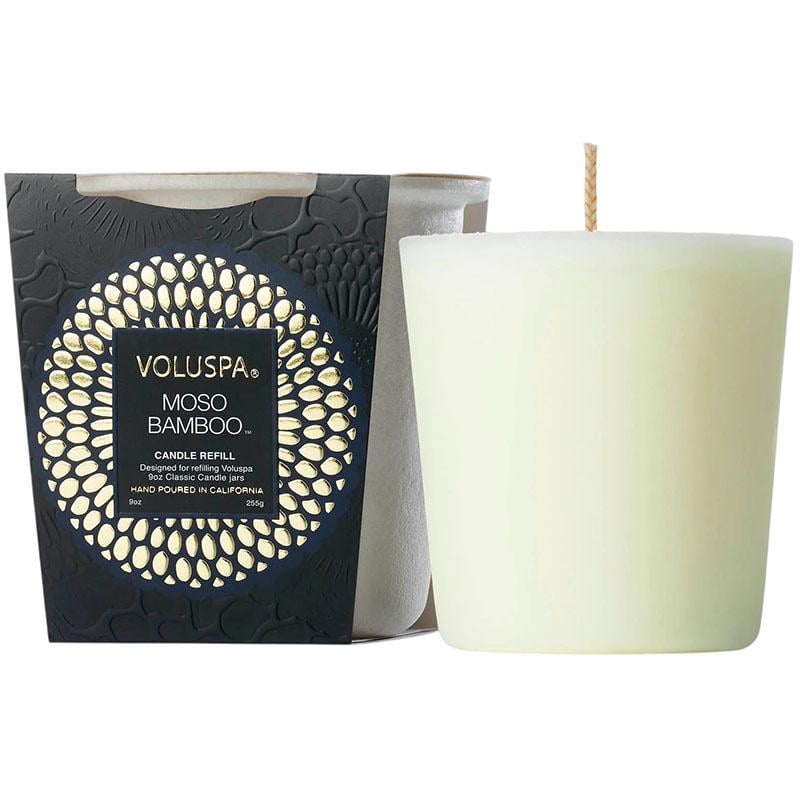 Свеча ароматическая Voluspa Japonica Moso Bamboo 255 г Сменный блок (111006986)