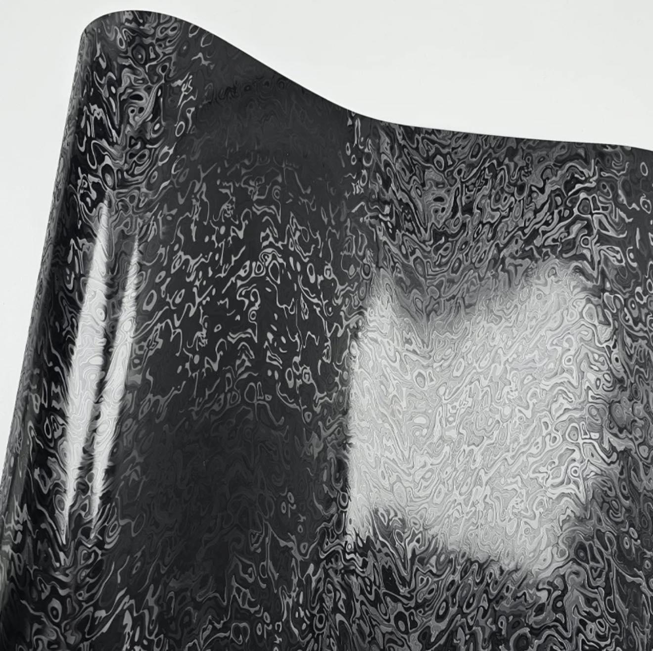 Плівка самоклеюча СONGSHANG поліуретанова Сталь Дамаску 30x150 см (2219511675)