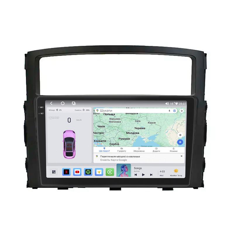 Автомагнитола штатная Lesko 4G/QLED/360°/CarPlay/GPS/Wi-Fi для Mitsubishi Montero IV 2006-9" 4/64Gb (2354223505)
