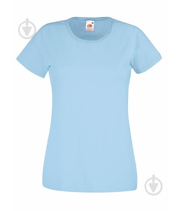Футболка Fruit of the Loom ValueWeight XS Голубой (0613720YTXS)