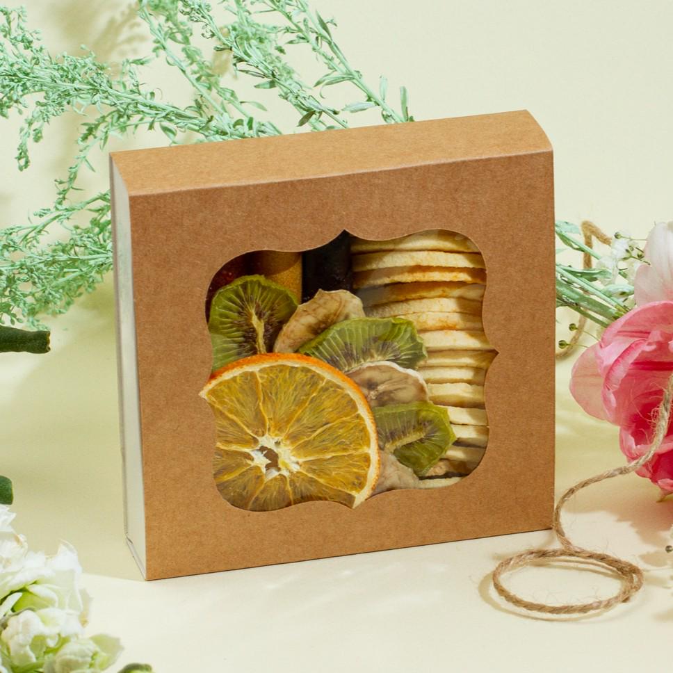 Набір пастили подарунковий Асорті снеків та фріпсів крафт 100 г (FS-05028/7)